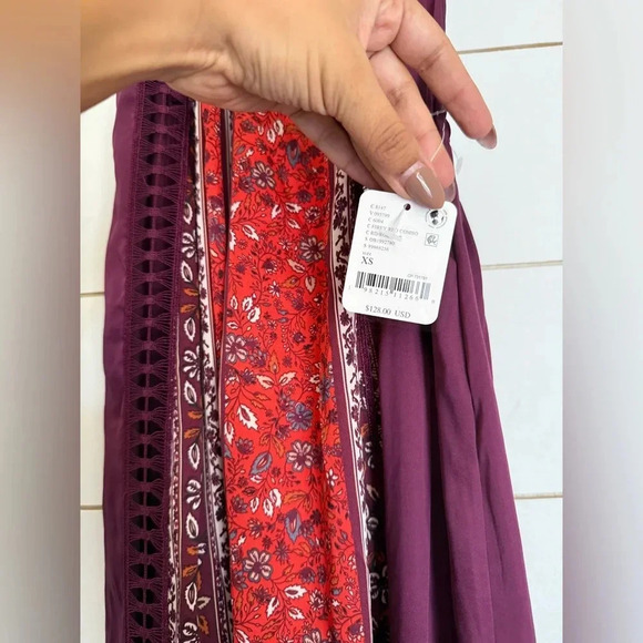 NWT free people Bohemian Nights Maxi Nightgown dress - Picture 7 of 11